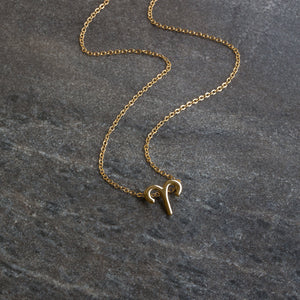 MIZODIA GOLD ZODIAC PENDANT