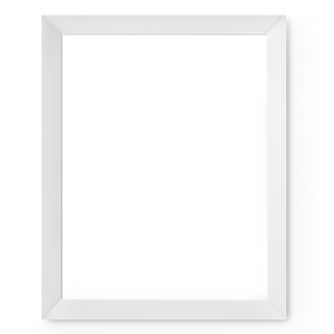 White Wood Frame