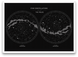 XXL Star Chart Poster